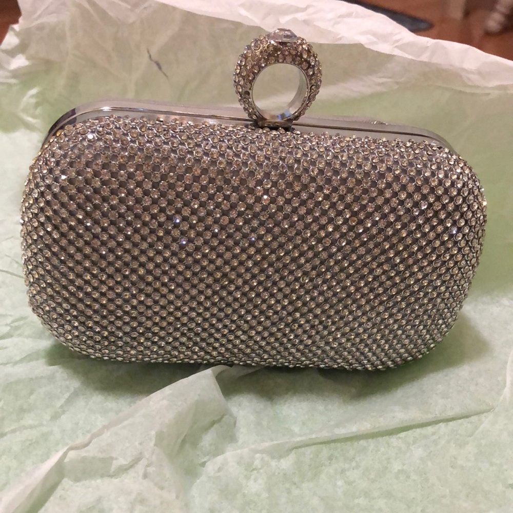 Rhinestone clutch